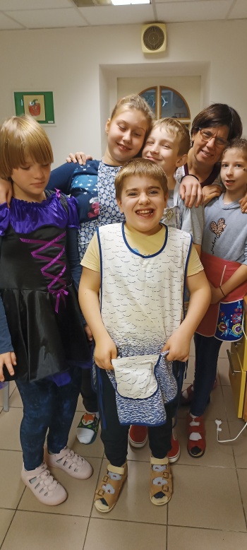 společné foto v kuchyňce